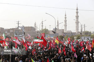 تشییع ملیونی مهیب للقائد الشهید فی مدینة قم المقدسة